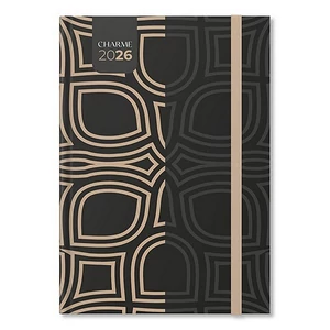 Határidőnapló Period 2026 Charme B/5 heti Black papír P4114-3420