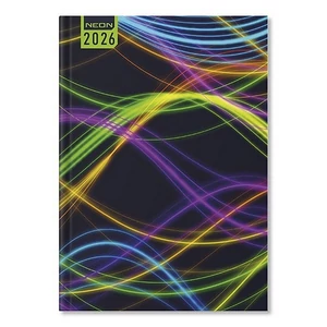 Határidőnapló Period 2026 Neon B/5 heti Waves papír P4114-3413