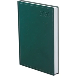 Határidőnapló Traditional 2026 T021 A5 Napi Zöld Toptimer 2026 kollekció!
