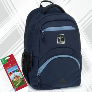 Ars Una ergonómikus hátizsák 2 27L Navy (5382) 24 55833820 prémium 3év garancia