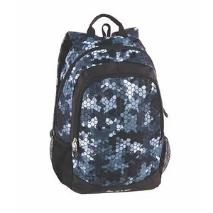 Hátizsák Pulse notebook tartóval Cots Gray Hive fekete-szürke