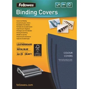 Hátlap Fellowes Delta A4 250 g matt királykék 25 db/csom IFW53739