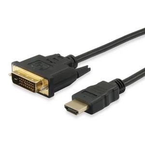 HDMI - DVI-D kábel aranyozott 2 m EQUIP