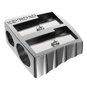 Hegyező 2lyukú fém metal KR971684