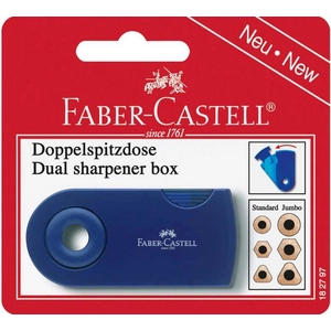 Faber-Castell hegyező 2lyukú műanyag dupla tartály prémium minőségű termék 182797