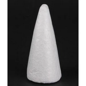 Hungarocell kúp 15cm Hungarocell dekoráció 15x6cm