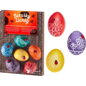 Húsvéti tojás dekoráló készlet katicabogárral 