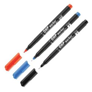 ICO OHP marker B piros permanent alkoholos marker 2-3mm OHP marker ICO B