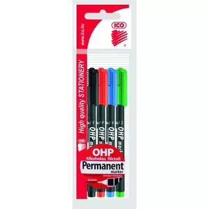 ICO OHP marker S 4db permanent alkoholos marker 0,3mm OHP marker ICO S