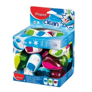Hegyező 2lyukú Maped Clean tartályos vegyes színek Írószerek Maped 062211