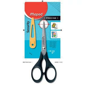 Olló 13cm Maped Genius iskolaiolló élvédős Irodai kiegészítők MAPED 681700