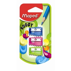 Hegyező 1lyukú Maped Boogy tartályos vegyes színek 3db-os Írószerek Maped 034019