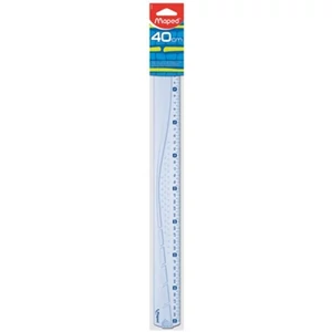 Vonalzó 40cm műanyag Maped Geometric áttetsző Irodai kiegészítők Maped 242040