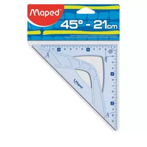 Vonalzó háromszög 45° 21cm Maped Geometric műanyag Irodai kiegészítők Maped 242421