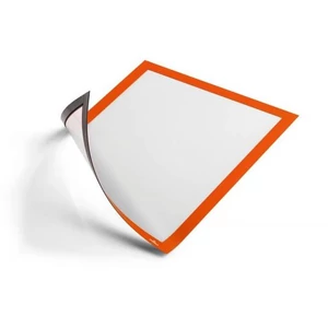 Infokeret A4 mágneses DURABLE DURAFRAME MAGNETIC narancs