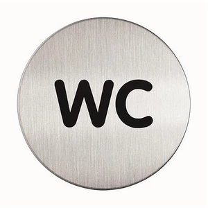 Információs piktogram öntapadó DURABLE WC