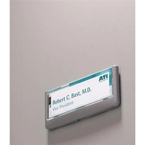 Információs tábla 149x52,5mm DURABLE, szürke DB486037