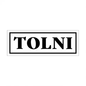 Információs tábla 19,5 x 9 cm Tolni Időjárásálló, habosított PVC