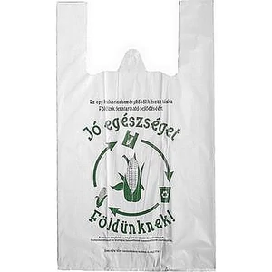 Ingvállas tasak lebomló 30x50x0,15cm Jó egészséget Földünknek