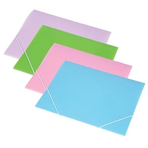 Gumis mappa A4 Panta Plast 15mm PP műanyag pasztell lila Iratrendezés PANTA PLAST 0410-0034-15