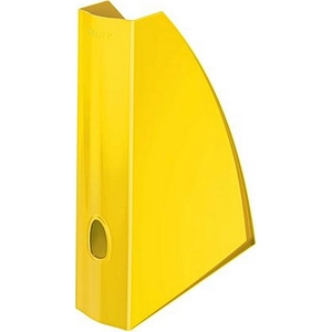 Iratpapucs műanyag Leitz 60 mm, elöl nyitott Wow, sárga Iratrendezés, archiválás