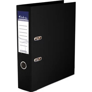 Iratrendező 50mm A4 Victoria Basic élvédős PP/karton fekete Iratrendezés Victoria 50BLACK
