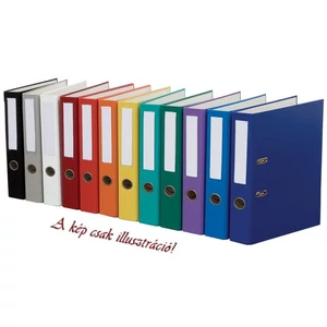 Iratrendező 75mm St. narancs PP A4 élvédő nélküli 290x320x75mm