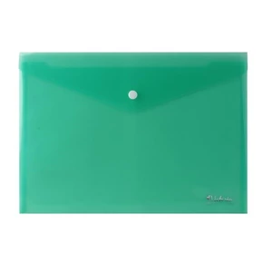 Irattartó tasak Victoria Offic A4, PP, patentos, zöld