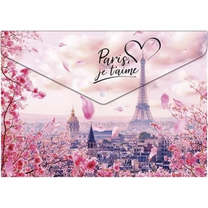 Irattasak A5 Panta Plast PP, patentos,180 mikron,Take me to Paris INP0410006956