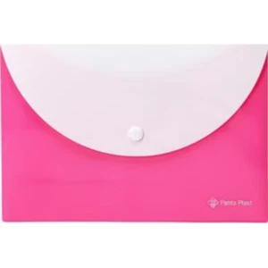 Irattasak A5 Panta Plast PP, patentos, két zsebes,neon pink INP0410008813