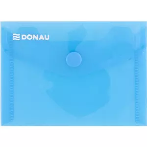 Irattartó tasak A7 Donau patentos PP műanyag kék Iratrendezés DONAU 8550001PL-10