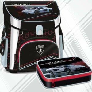 Iskolatáska 1 szett Ars Una 23 Lamborghini bérk:06.10 táska,tolltartó