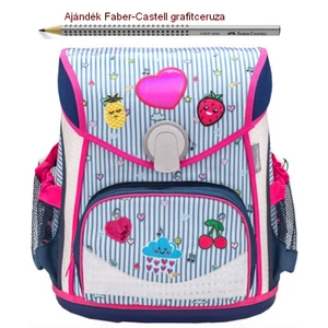 Iskolatáska Belmil ergonómikus 21' Cool Bag Patch Mania 405-42 35x28x23cm kb. 19l - 1000g
