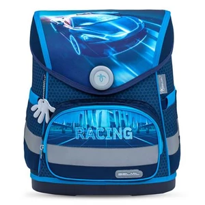 Iskolatáska Belmil ergonómikus Compact Racing Blue Neon BL40541AG12F