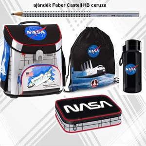 Iskolatáska szett Ars Una 21' NASA iskolatáska, tornazsák, tolltartó kulacs
