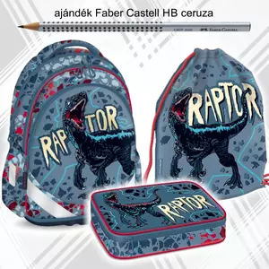 Iskolatáska szett Ars Una 21' Raptor iskolatáska, tornazsák, tolltartó 