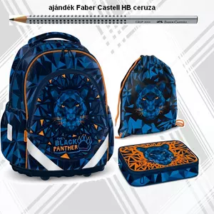 Iskolatáska szett Ars Una 22' Black Panther M  (5082) táska, tolltartó, tornazsák
