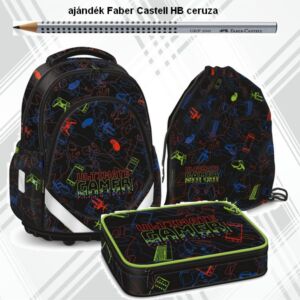 Iskolatáska szett Ars Una 22' Ultimate Gamer táska,tolltartó,tornazsák