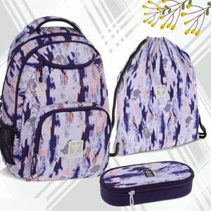 Iskolatáska szett Ars Una 25 Camouflage ergonómikus 3 részes