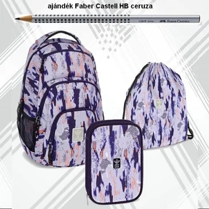 Iskolatáska szett Ars Una 25 Camouflage ergonómikus 3 részes