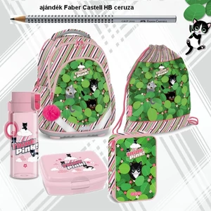 Iskolatáska szett Ars Una 25 Think Pink anatómiai 5 részes + cerka