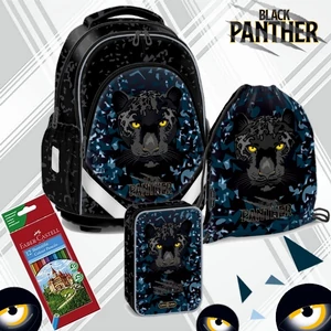 Iskolatáska szett Ars Una 26 Black Panther Új