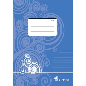 Füzet 14-32 A5 vonalas Victoria Circle 32lapos 1. osztályos füzet