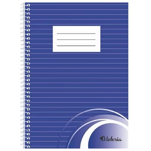 Spirálfüzet A5 Victoria 70lap vonalas Irodai füzet Victoria 7021000CWG