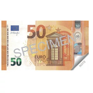 Jegyzettömb Panta Plast 70 lap, 104x57mm, 50 Euro INP42305499