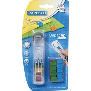 Supaclip kapocsadagoLó Rapesco színes kapcsokkal átlátszó Magic Rapesco Supaclip RC4025MC
