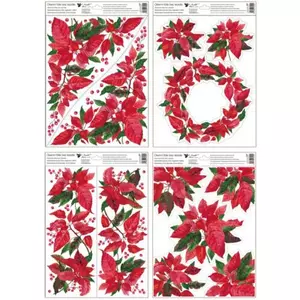Ablakmatrica karácsonyi 60x22 ragasztó nélküli - minta nem választható Karácsonyi dekoráció
