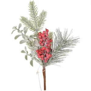 Dekorág pick 23' bogyós fenyőág, 25cm piros dús óriás 6 féle kpm