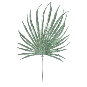 Karácsonyi Dekorág 23 menta zöld, glitteres 30cm