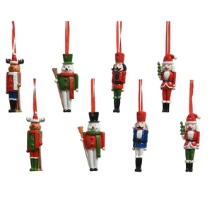 Diótörő Karácsonyi dekor 24' 8 féle 1db/ár 9cmx1cmx5.5cm sdkae